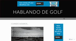 Desktop Screenshot of hablandodegolf.com